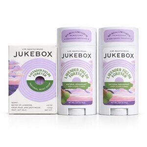 Jukebox Lavender Fields Forever 2 Deodorants + Soap Bundle Aluminum Free